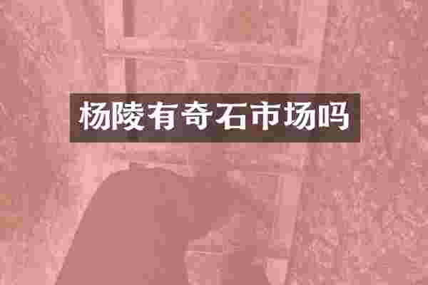 杨陵有奇石市场吗