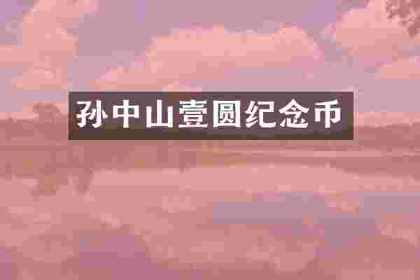 孙中山壹圆纪念币