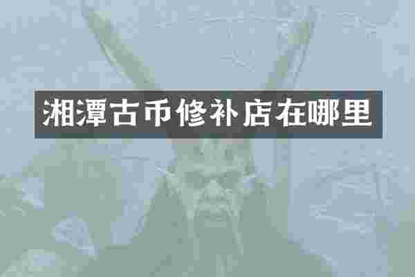 湘潭古币修补店在哪里