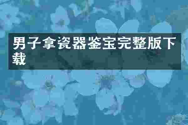 男子拿瓷器鉴宝完整版下载