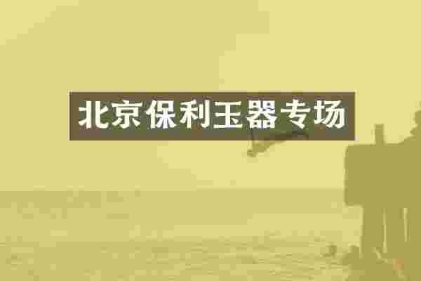 北京保利玉器专场