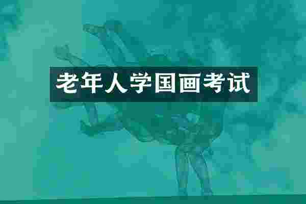 老年人学国画考试