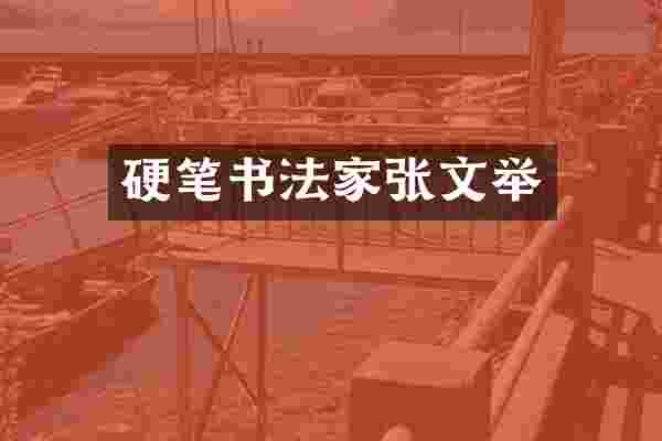 硬笔书法家张文举
