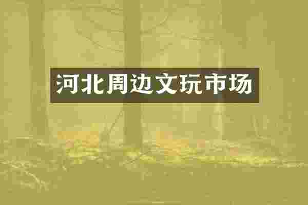 河北周边文玩市场