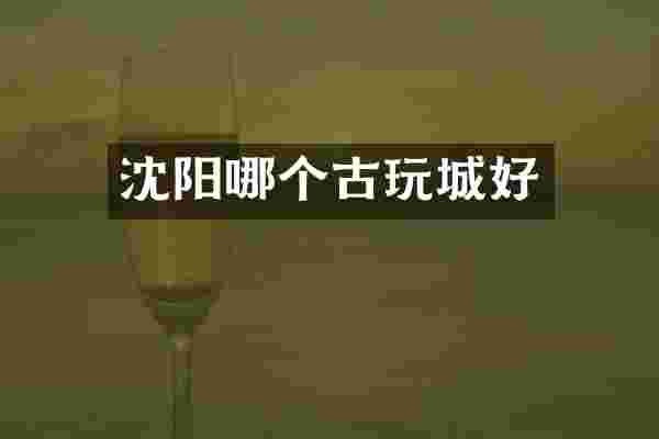 沈阳哪个古玩城好
