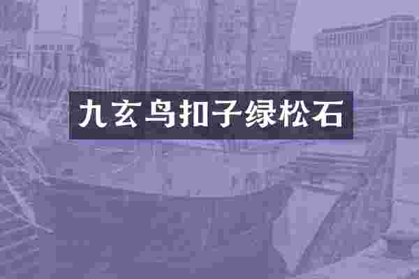 九玄鸟扣子绿松石