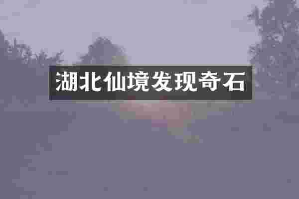 湖北仙境发现奇石