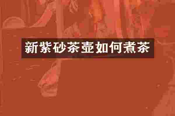 新紫砂茶壶如何煮茶