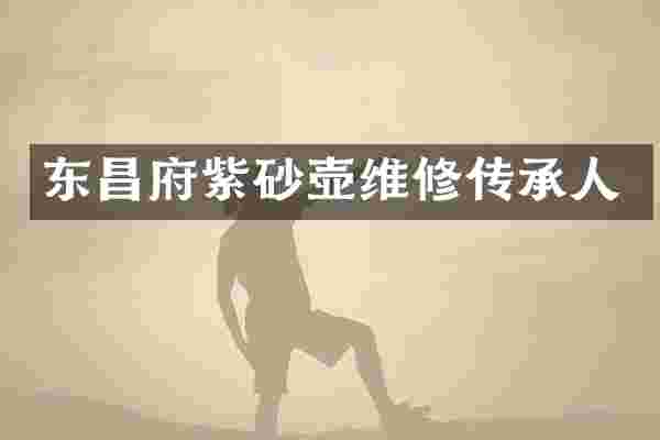 东昌府紫砂壶维修传承人