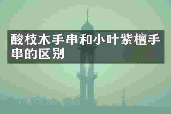 酸枝木手串和小叶紫檀手串的区别
