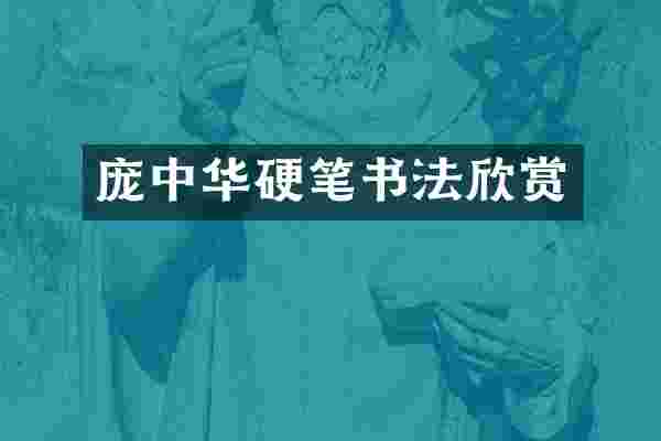庞中华硬笔书法欣赏