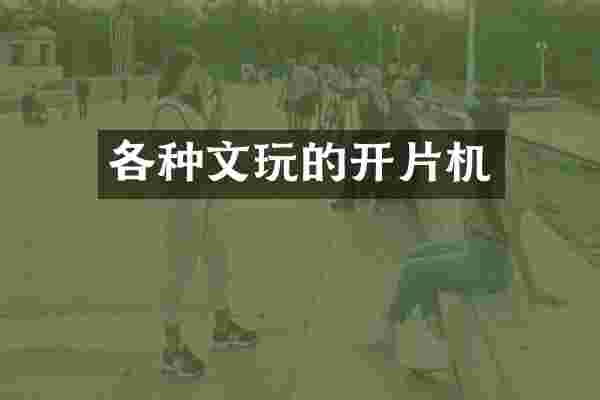 各种文玩的开片机