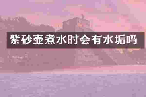 紫砂壶煮水时会有水垢吗