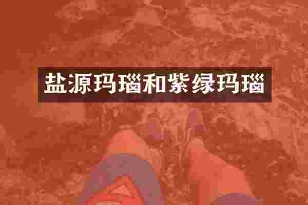 盐源玛瑙和紫绿玛瑙