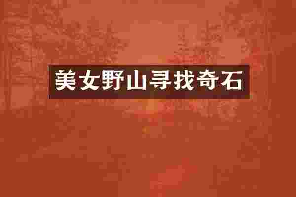野山寻找奇石