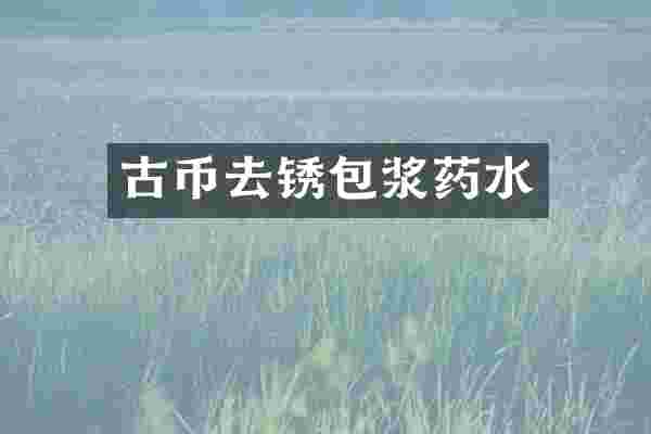 古币去锈包浆药水