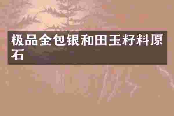 金包银和田玉籽料原石