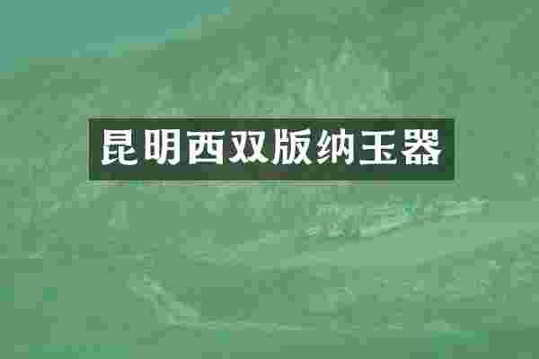昆明西双版纳玉器