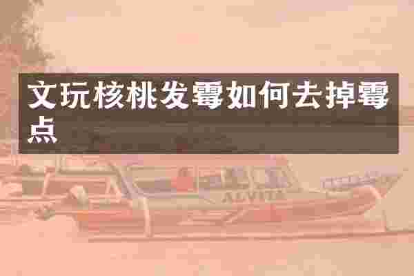 文玩核桃发霉如何去掉霉点