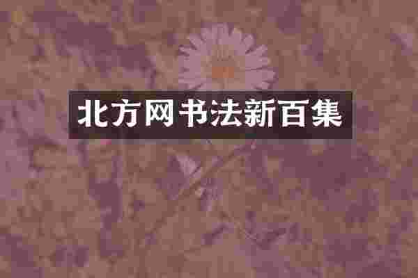 北方网书法新百集