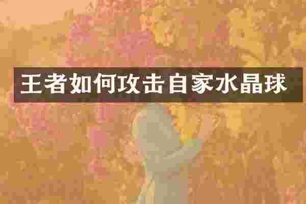 王者如何攻击自家水晶球