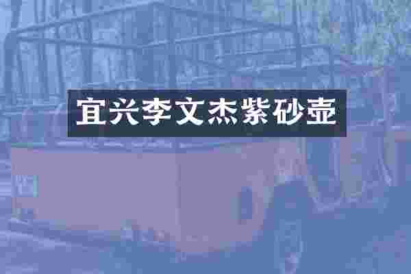 宜兴李文杰紫砂壶