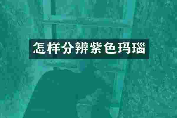 怎样分辨紫色玛瑙