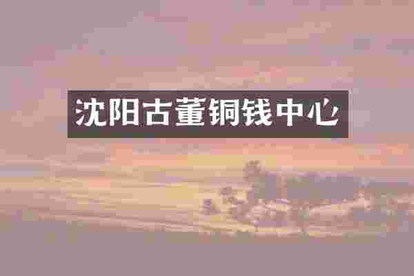 沈阳古董铜钱中心