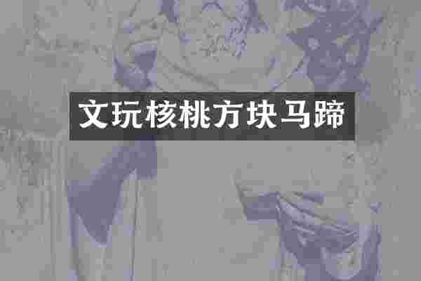 文玩核桃方块马蹄