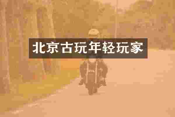 北京古玩年轻玩家