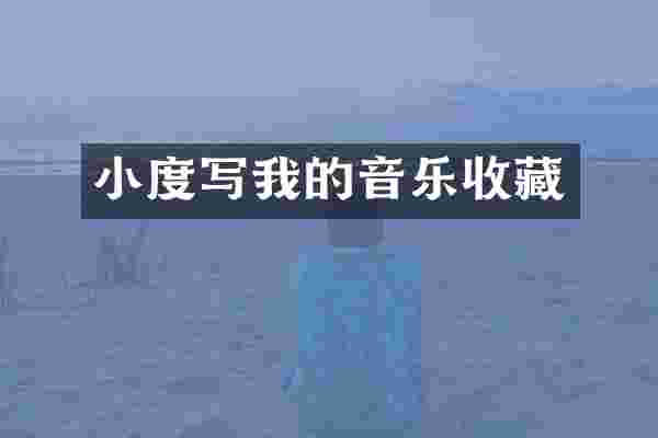 小度写我的音乐收藏