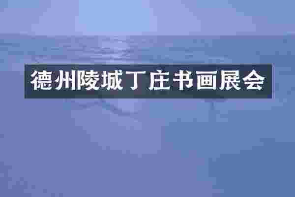 德州陵城丁庄书画展会