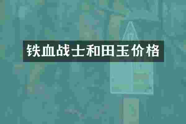 铁血战士和田玉价格