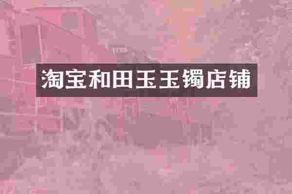 淘宝和田玉玉镯店铺