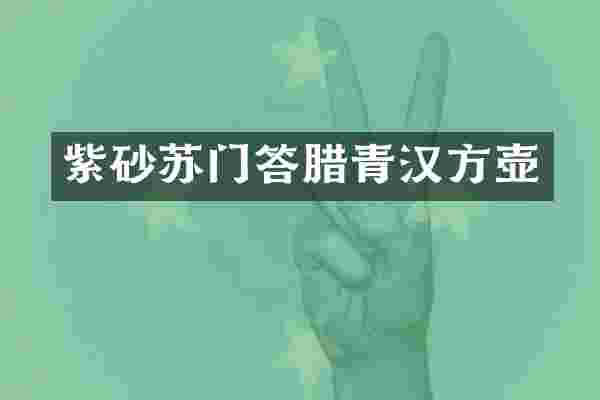 紫砂苏门答腊青汉方壶