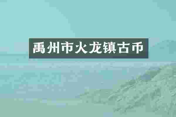 禹州市火龙镇古币