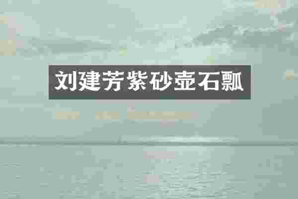 刘建芳紫砂壶石瓢
