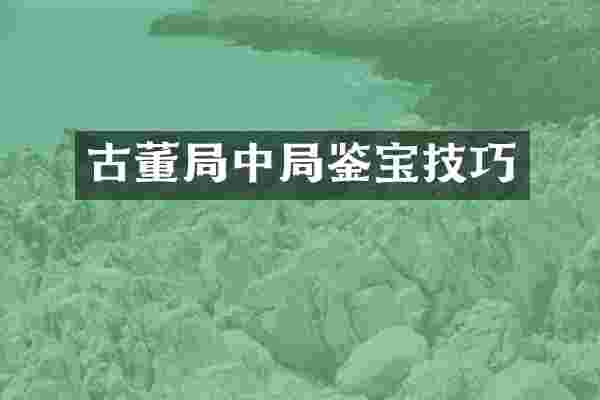 古董局中局鉴宝技巧