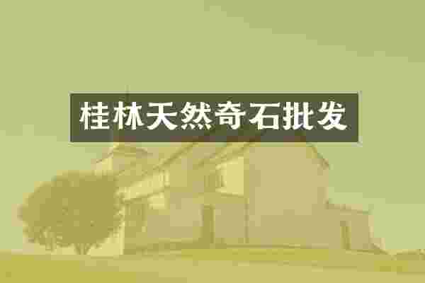 桂林天然奇石批发