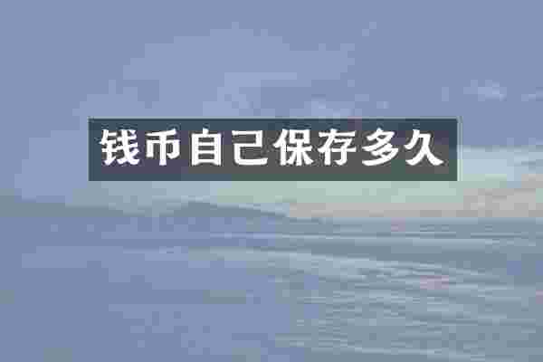 钱币自己保存多久