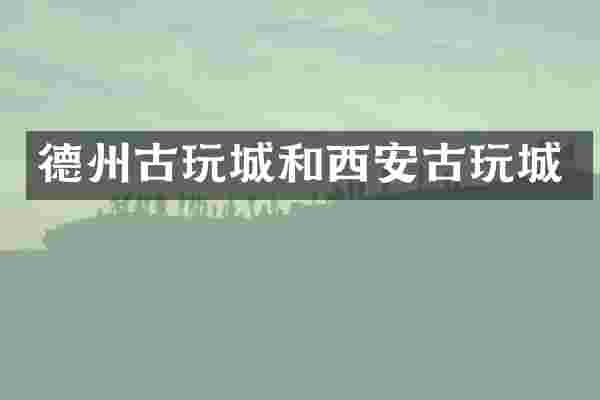 德州古玩城和西安古玩城