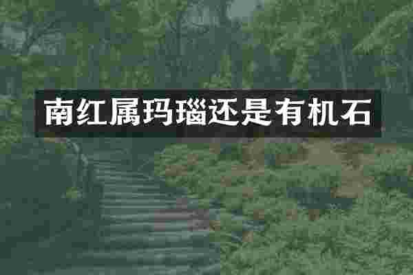 南红属玛瑙还是有机石