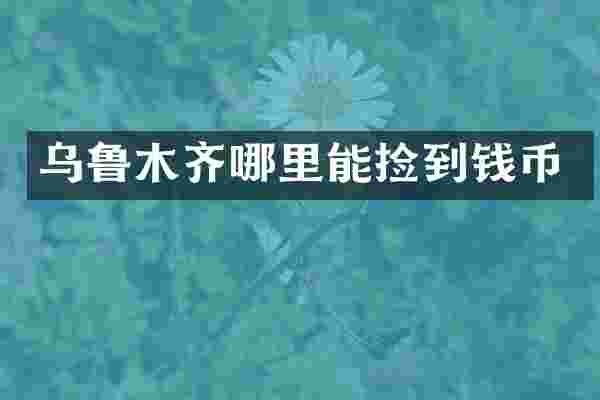 乌鲁木齐哪里能捡到钱币