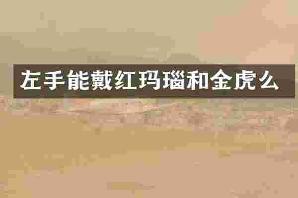 左手能戴红玛瑙和金虎么