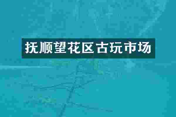 抚顺望花区古玩市场