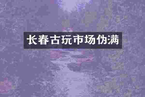 长春古玩市场伪满
