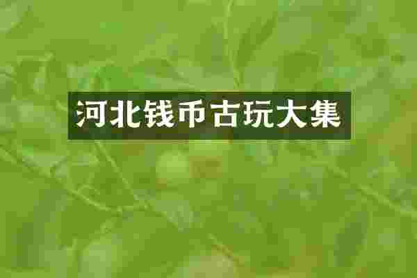 河北钱币古玩大集