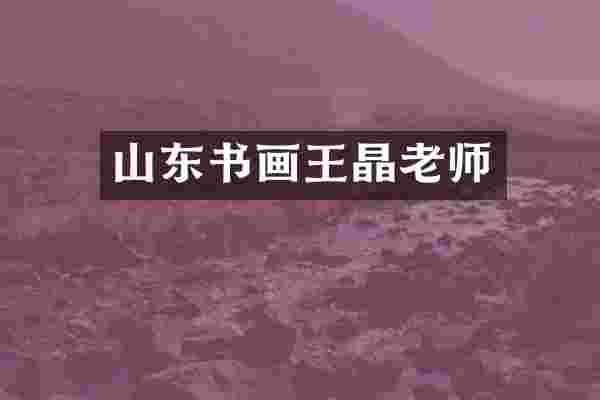 山东书画王晶老师