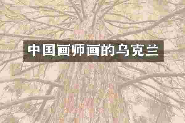 中国画师画的乌克兰