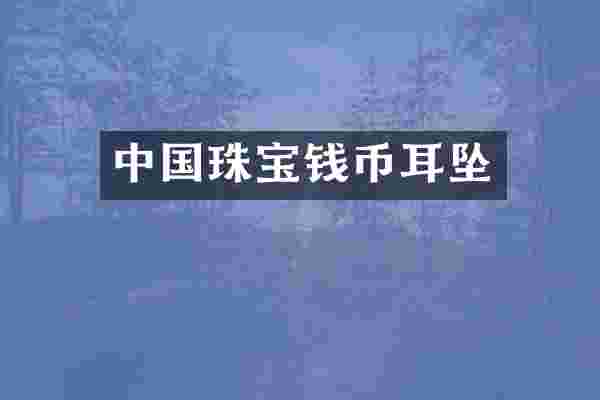 中国珠宝钱币耳坠